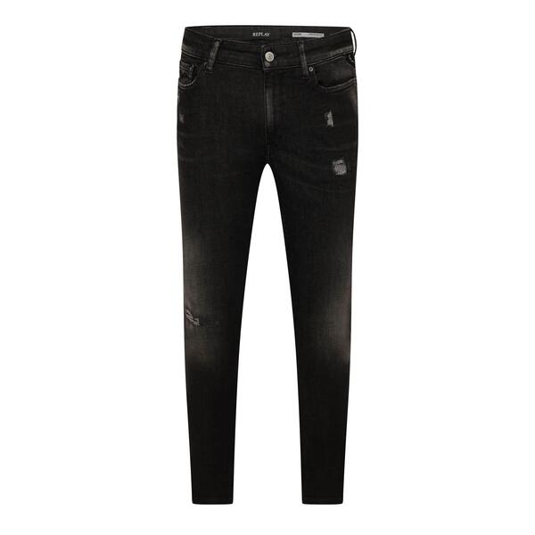 リプレイ レディース ボトムス デニムパンツ ジーンズ Replay New Luz Skinny-Fit Jeans Grey グレー｜ReVida 店
