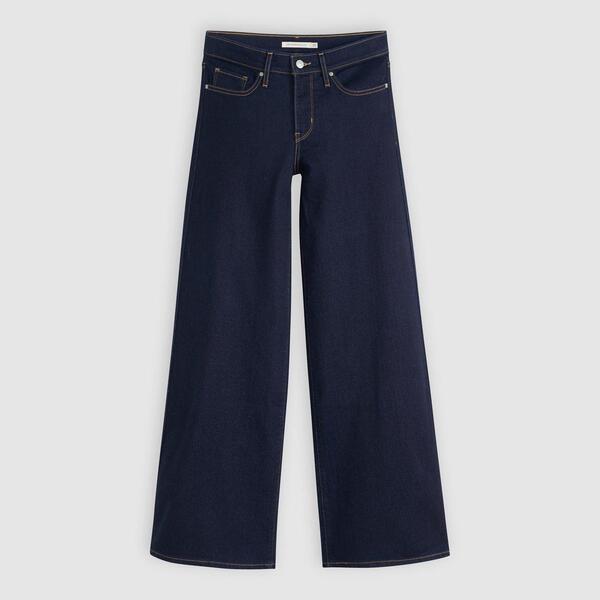 リーバイス レディース ボトムス デニムパンツ ワイドレッグ Levis 318 Shaping Wide Leg Soft Blac Darkest Sky|ReVida 店