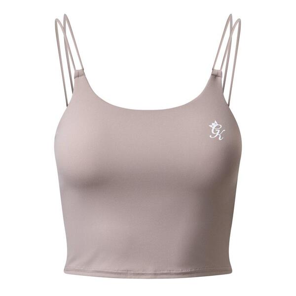 ジムキング レディース トップス シャツ Gym Kingym King 365 Long Line Tank - Taupe トープ|ReVida 店