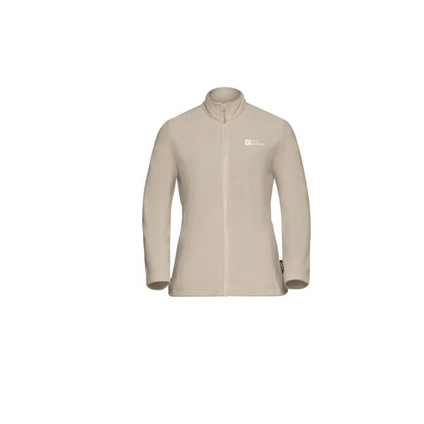 ジャックウルフスキン レディース アンダーウェア ナイトウェア フリース Jack Wolfskin Women's JW Taunus Full-Zip Fleece Pale Sand サンド｜ReVida 店