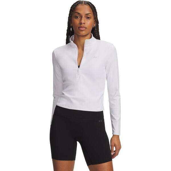 アンダーアーマー レディース アウター パーカー・スウェットラックスーツ Under Armour Women's Motion 1/2 Ziperformance Tracksuitop White / Gray ホワイト｜ReVida 店