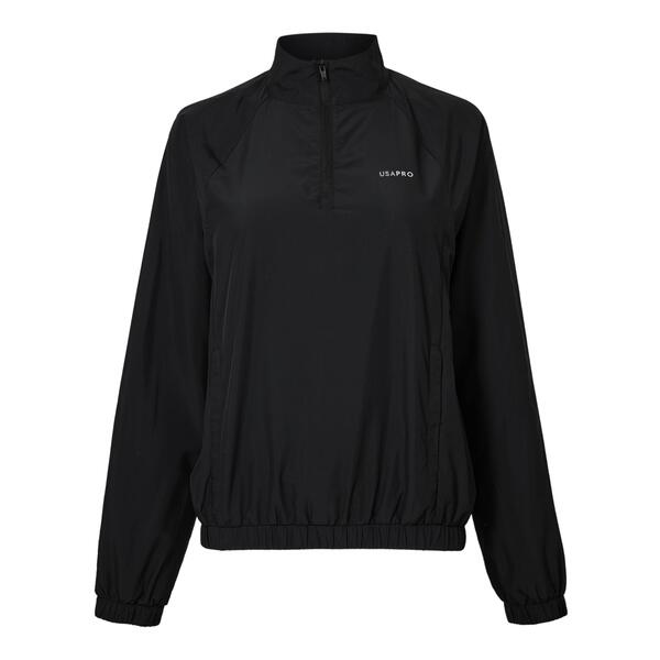 ユーエスエープロ レディース アウター パーカー・スウェットラックスーツ USA Pro Womens Performance Tracksuitop Black ブラック｜ReVida 店