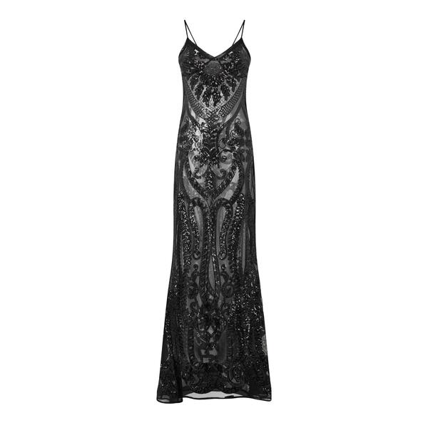ノーマカマリ レディース トップス ワンピース Norma Kamali NK Sqn Slip Gown Ld54 Black ブラック｜ReVida 店