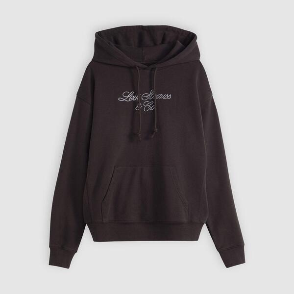 リーバイス レディース アウター パーカー・スウェット グラフィック Levis Women's Graphic Heritage Hoodie Anthracite｜ReVida 店