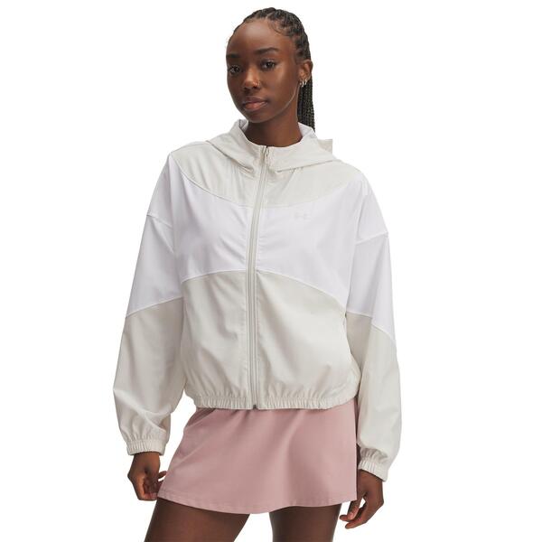 アンダーアーマー レディース アウター パーカー・スウェットラックスーツ Under Armour Women's Rival Woven Tracksuitop White ホワイト｜ReVida 店