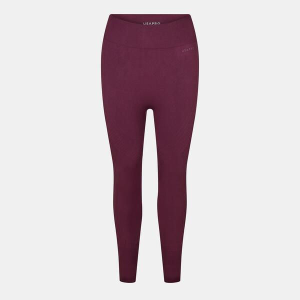 ユーエスエープロ レディース ボトムス カジュアルパンツ USA Pro Core High Riseamless Tights Womens Dark Cherry|ReVida 店