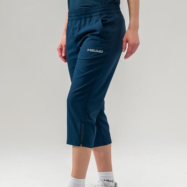 ヘッド レディース ボトムス カジュアルパンツ HEAD Club 3/4 Pants Women Dark Blue ブルー|ReVida 店