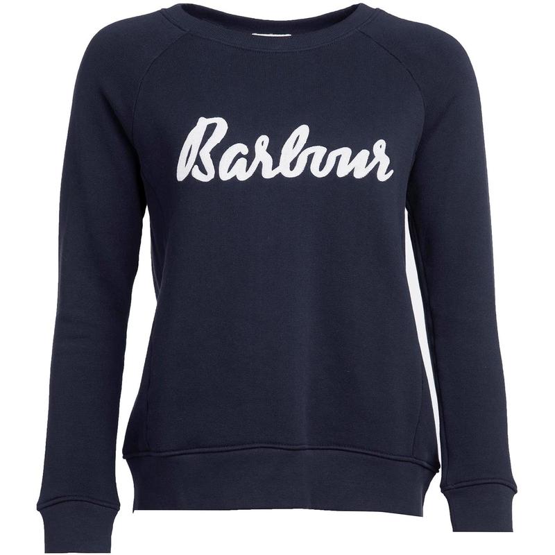 バブアー レディース アウター パーカー・スウェット スウェット シャツ Barbour Otterburn Sweatshirt Navy ネイビー|ReVida 店