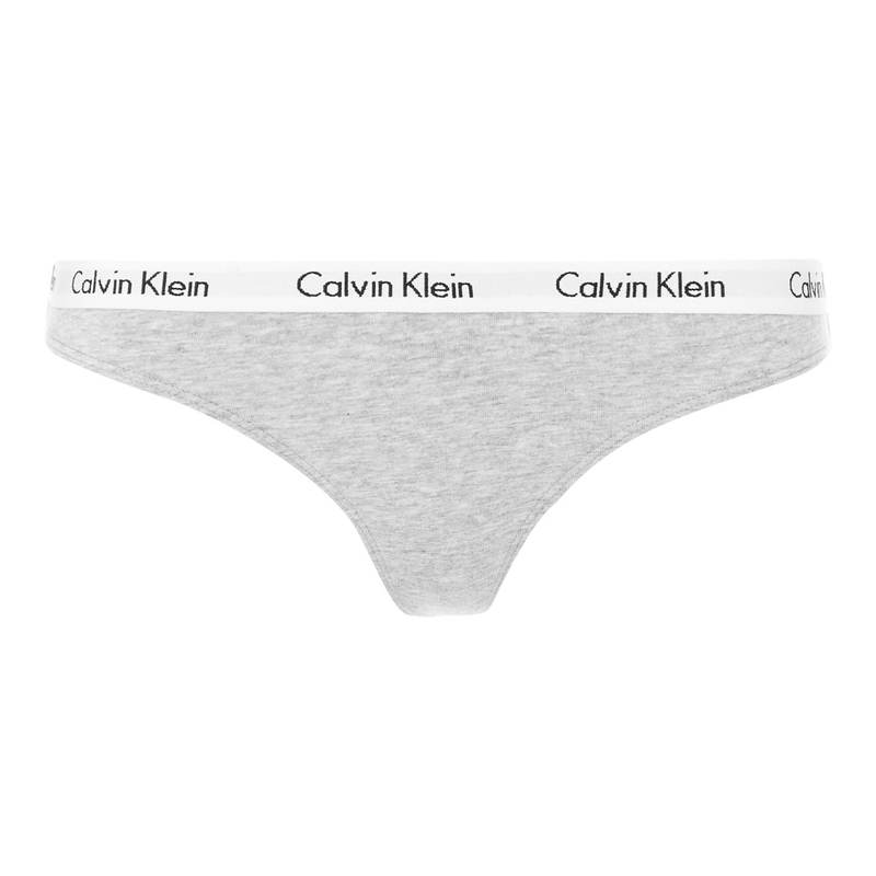 カルバンクライン レディース アンダー御召しもの ズボン下 Calvin Klein Carousel Thong Grey Hthr 020 薄墨色