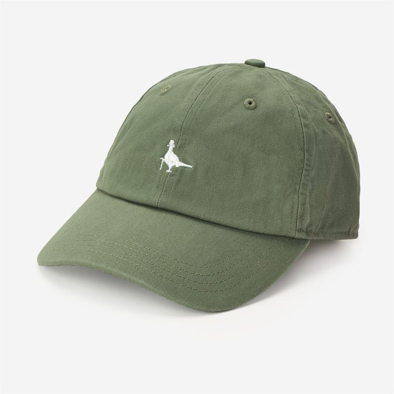 ジャック ウィルス レディース アクセサリー 帽子 キャップ ロゴ Jack Wills Enfield Pheasant Logo Cap Khaki カーキ