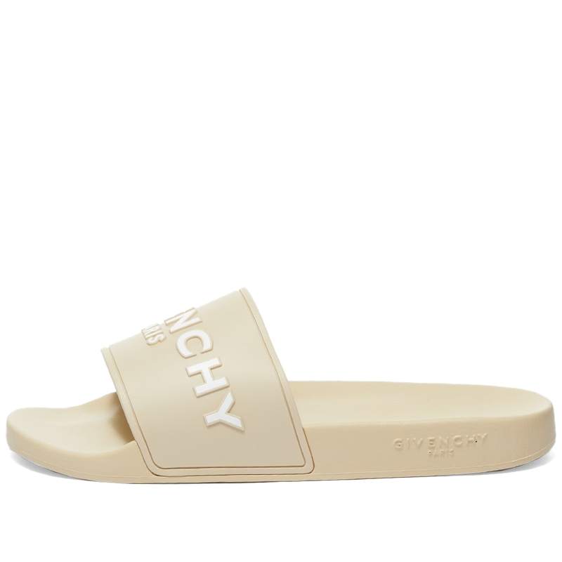 2021新商品 ジバンシー メンズ サンダル シューズ Givenchy Logo Slide Light Beige  acornproperties.co.uk