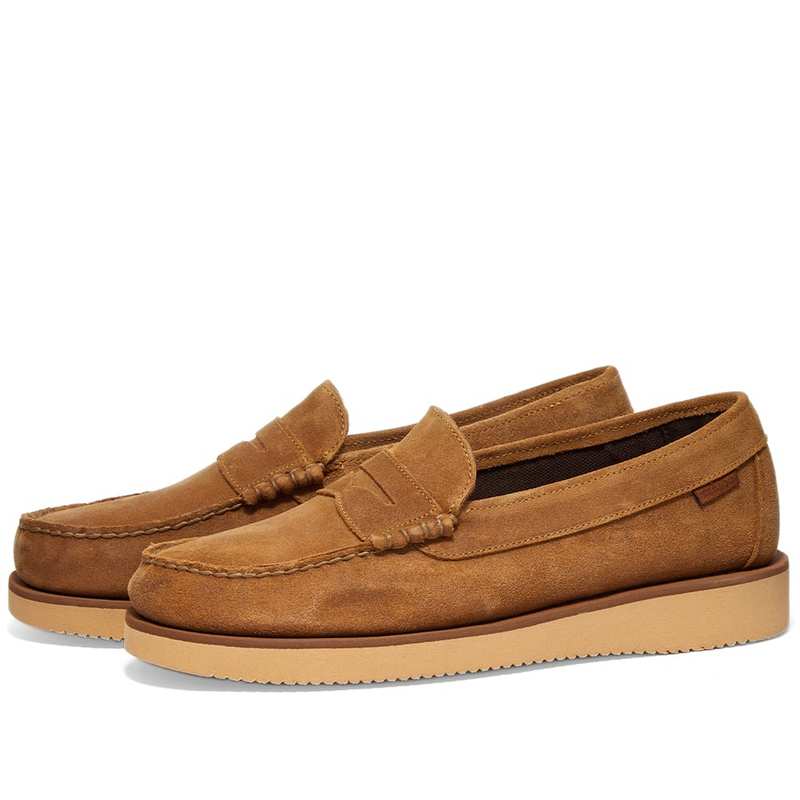 セバゴ メンズ スリッポン・ローファー シューズ Sebago x Engineered Garments Loafer Beige Taffy Beige Sand