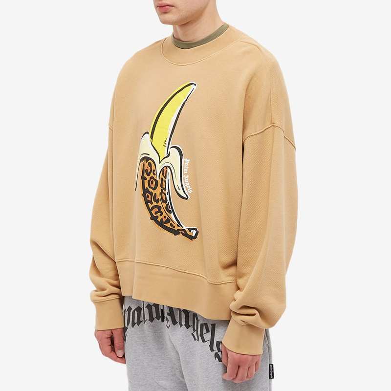 新品】Palm Angels Banana ロゴパーカー スウェット L-