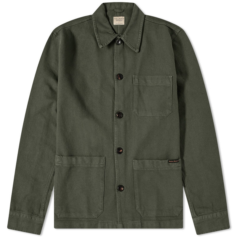 ヌーディージーンズ メンズ アウター ジャケット・ブルゾン Nudie Jeans Co Nudie Barney Worker Jacket Olive オリーブ 34,970円