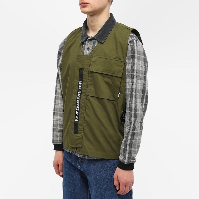 ダブルタップス メンズ ベスト Olive アウター WTAPS Vest Haggerz