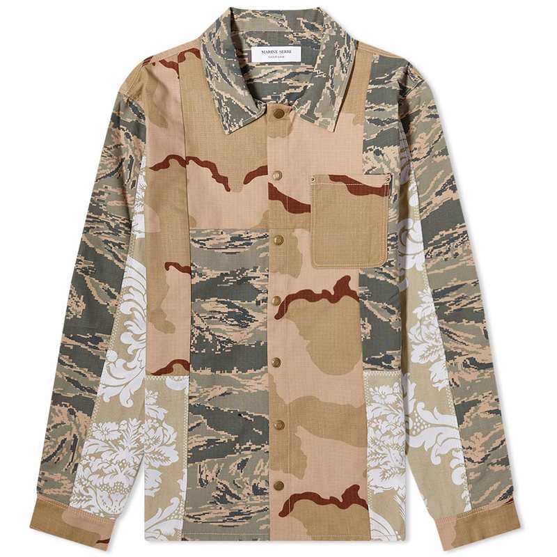 マリーン セル レディース Damask Desert Camo シャツ トップス Marine