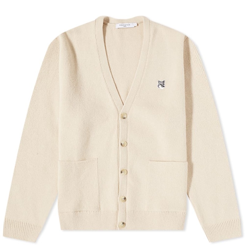 ブラウン×ピンク KONYA 2022SS Epaulet knit Cardigan BEIGE | www