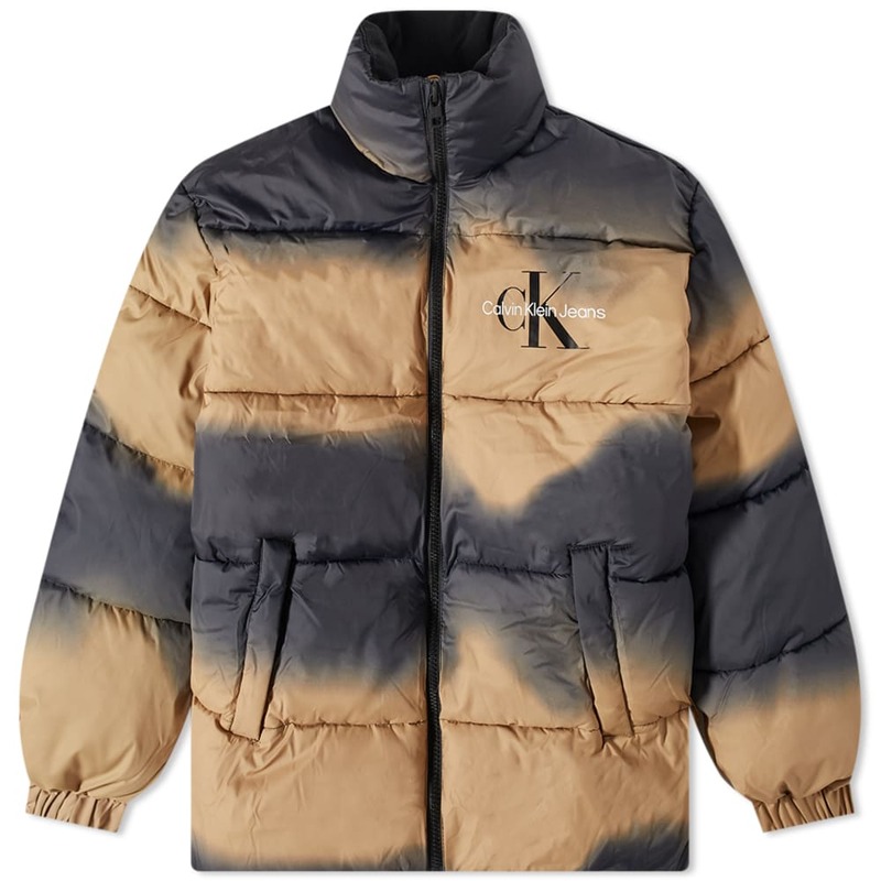 お気に入 カルバンクライン メンズ ジャケット ブルゾン ダウンジャケット アウター Calvin Klein Gradient Aop Puffer  Jacket