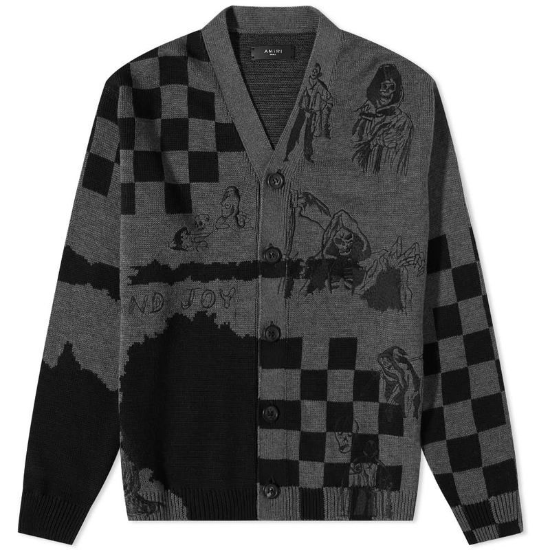 AMIRI アミリ カーディガン アウター メンズ Cardigans Black 新登場