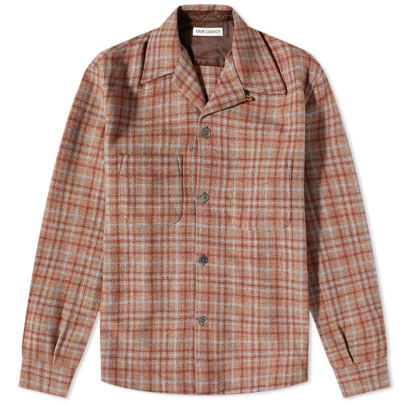 すずらん Our Legacy アワーレガシー メンズ シャツ トップス Our Legacy Check Borrowed Button Down  Shirt