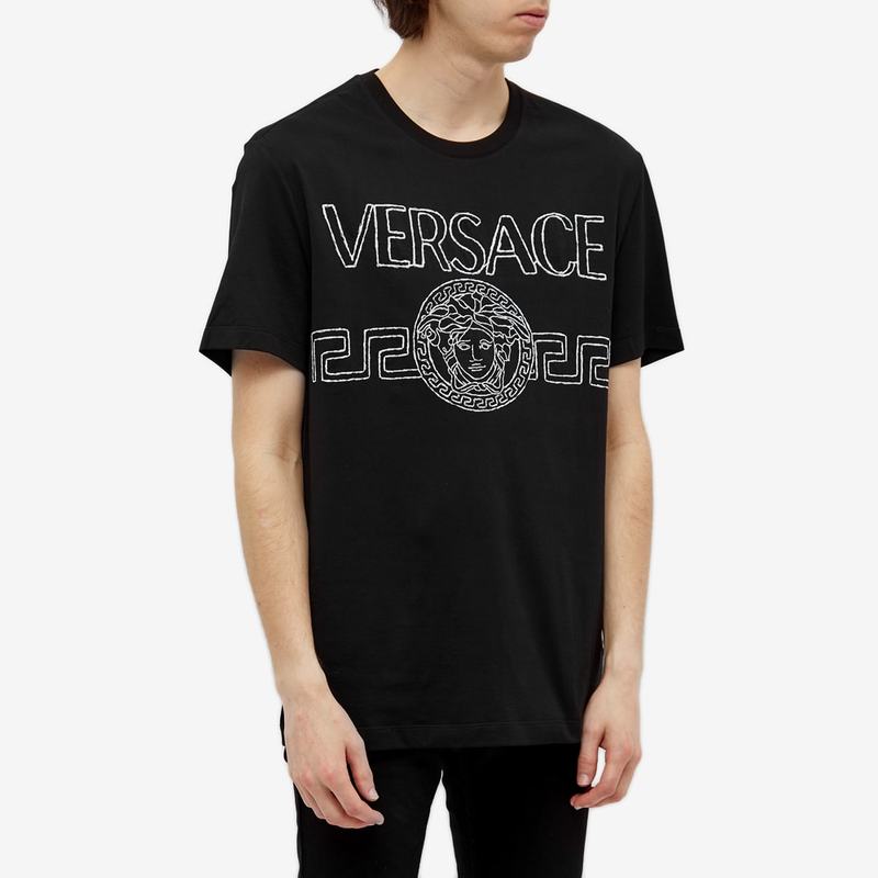 無料サンプルOK ヴェルサーチ メンズ Tシャツ トップス Versace