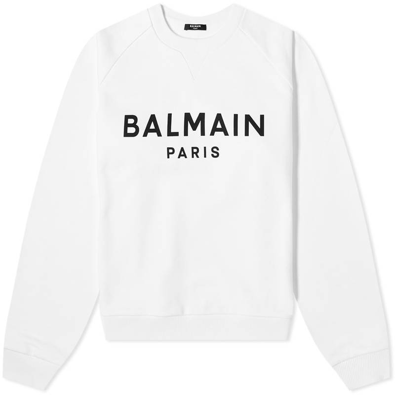 ポイント2倍 メンズ 長袖 グレー バルマン BALMAIN パーカー トップス