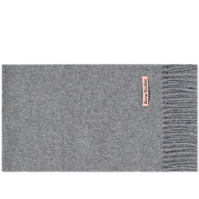 アクネ ストゥディオズ メンズ アクセサリー マフラー・ストール・スカーフ Acne Studios Canada Skinny New Scarf Grey Melange グレー