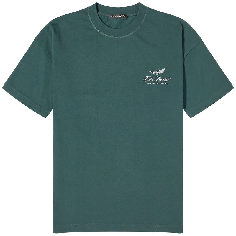 コール バクストン メンズ トップス Tシャツ Cole Buxton International T-Shirt Forest Green グリーン|ReVida 店