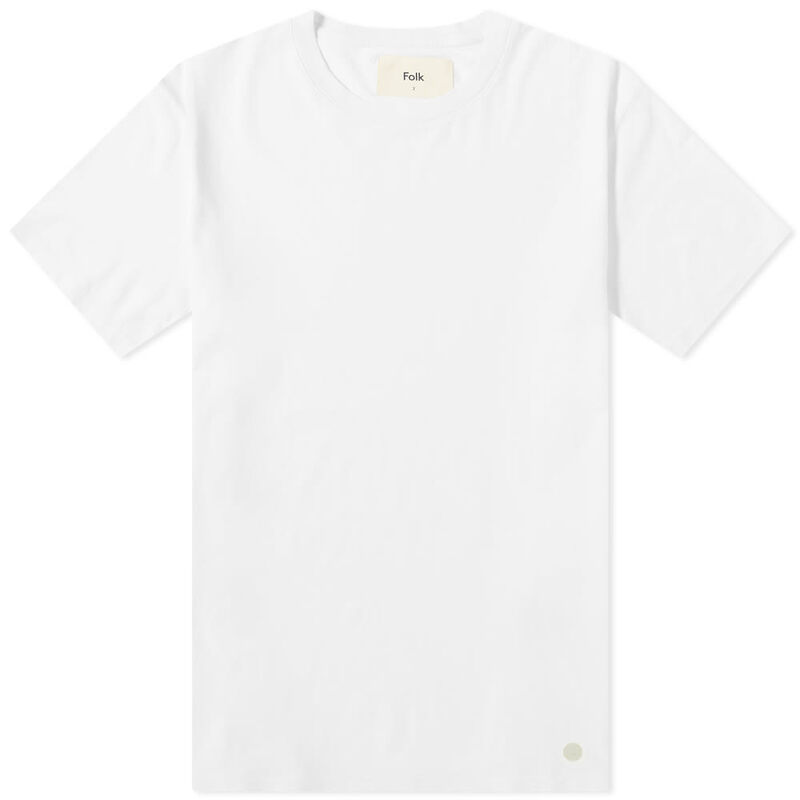 フォーク メンズ トップス Tシャツ Folk Assembly T-Shirt White ホワイト 14,585円