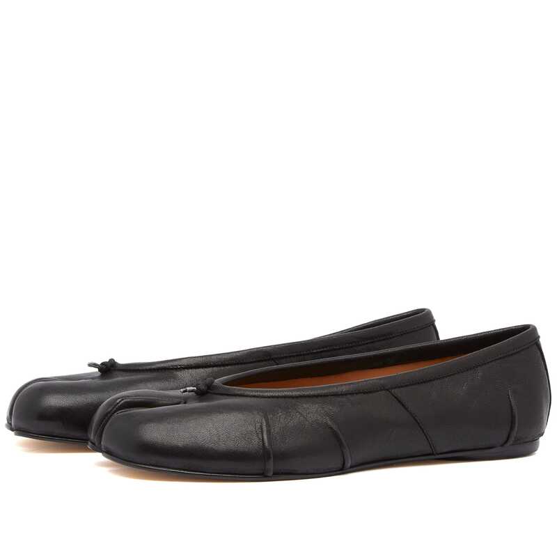 マルタンマルジェラ レディース シューズ スニーカー Maison Margiela Tabi Ballerina Shoes Black ブラック｜ReVida 店