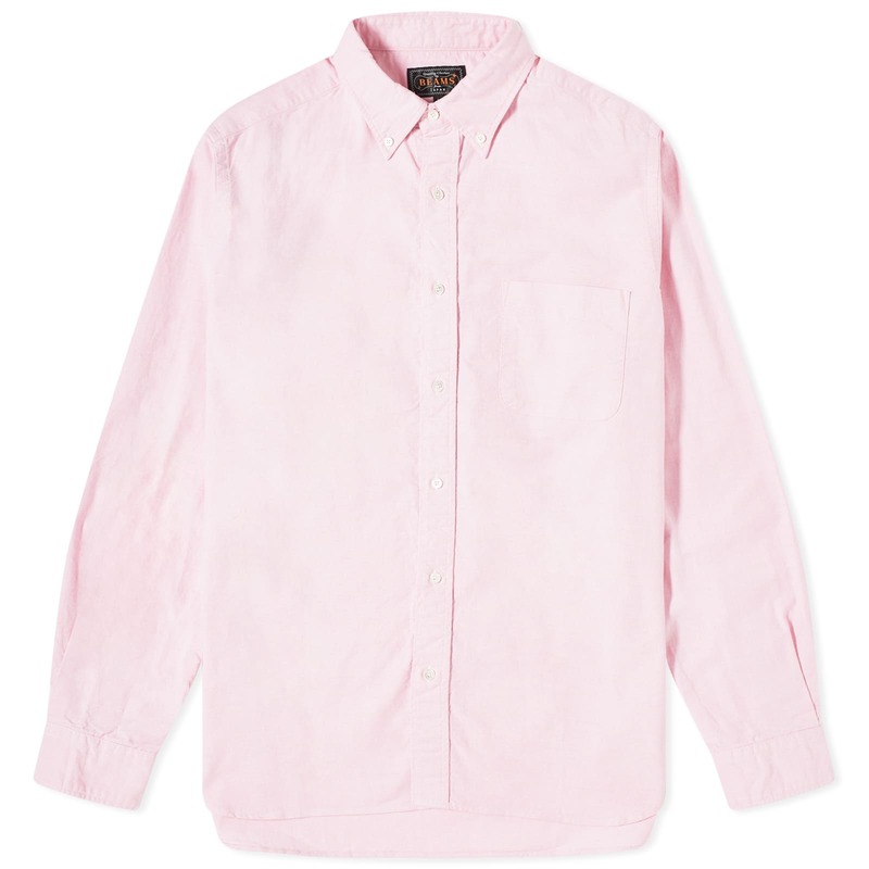 ビームス プラス メンズ トップス シャツ ボタンダウン オックスフォード ダウン Beams Plus Button Down Oxford Shirt Pink ピンク