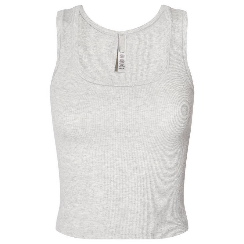 スキムズ レディース トップス タンクトップ コットン SKIMS Cotton Rib Tank Light Heather Grey グレー