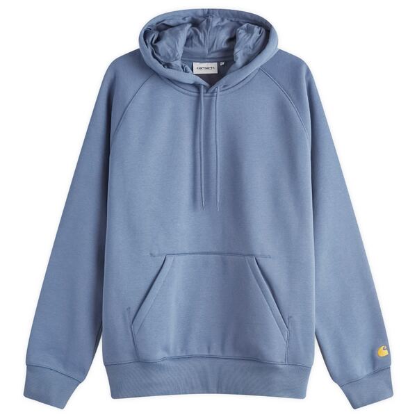 カーハート メンズ アウター パーカー・スウェット Carhartt WIP Hooded Chase Sweat Positano & Gold ゴールド
