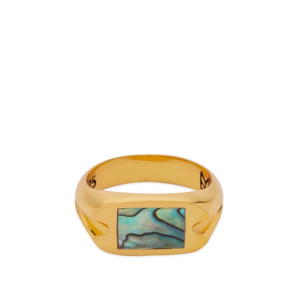 メープル レディース アクセサリー リング Maple Danny Signet Ringold & Abalone ゴールド