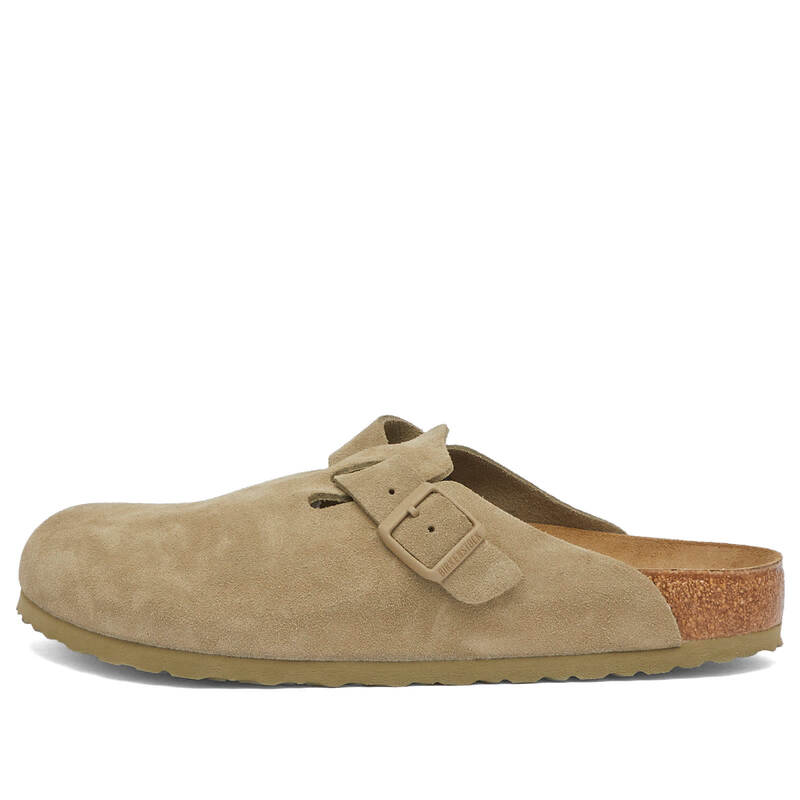 ビルケンシュトック メンズ シューズ サンダル Birkenstock Boston Faded Khaki カーキ