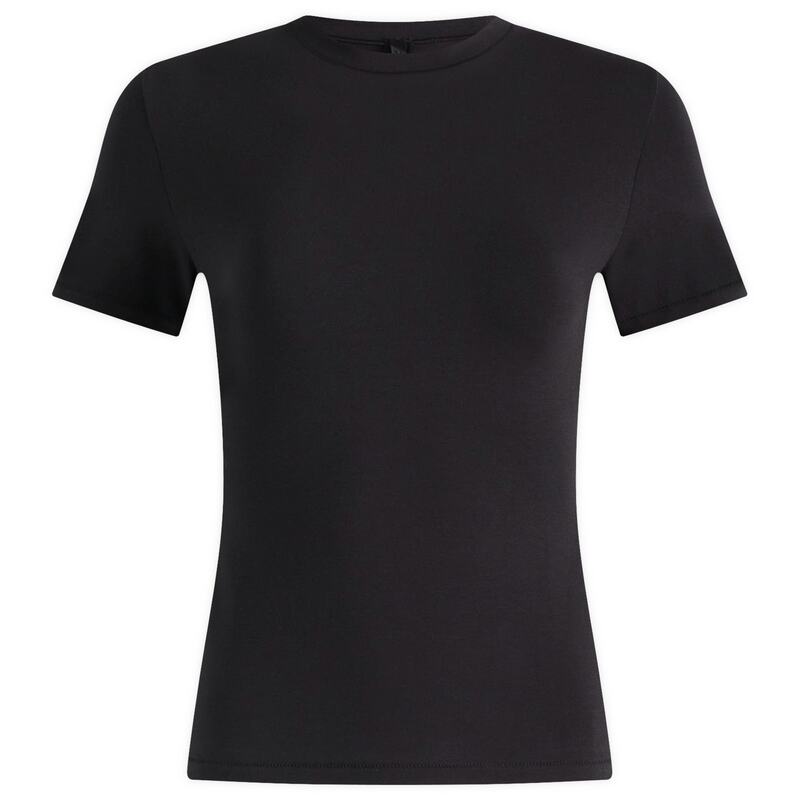 スキムズ レディース トップス Tシャツ コットン ジャージー SKIMS Cotton Jersey T-Shirt Soot｜ReVida 店