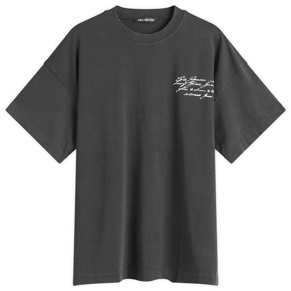 コール バクストン メンズ トップス Tシャツ Cole Buxton Script-Shirt Vintage Black ブラック