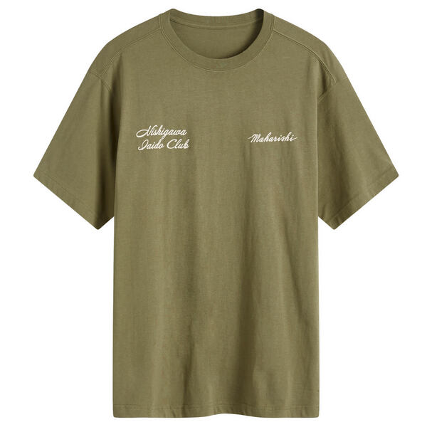 マハリシ メンズ トップス Tシャツ Maharishi Kamon T-Shirt Olive オリーブ