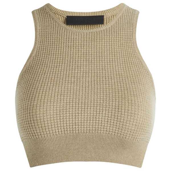 フィアオブゴッド レディース トップス タンクトップ Fear of God ESSENTIALS Waffle Sportank Top Desert Sand サンド