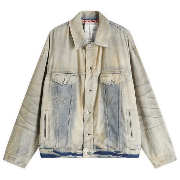 関税込◆今季注目◆Acne Studios◆デニムカーゴジャケット Acne Studios レディース オーバーサイズデニムジャケット の