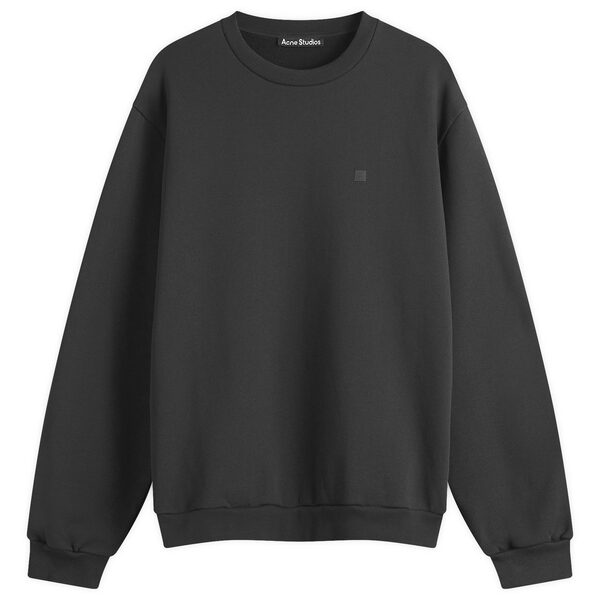 Acne Studios グレー スウェット XS フェイスパッチ Acne Studios アクネストゥディオズ FACE SWEAT FA-UX