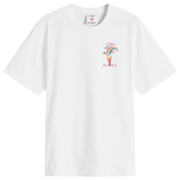 【関税送料込み】Casablancaネイチャーズティーチャー Tシャツ Casablanca - カサブランカ アベニーダ Tシャツ | HBX - ハイプ