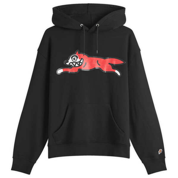 アイスクリーム メンズ アウター パーカー・スウェット ICECREAM Running Dog Popover Hoodie Black ブラック