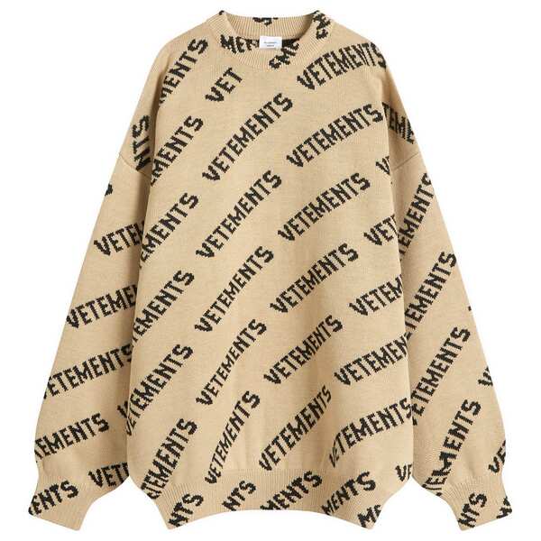 楽天市場】ヴェトモン VETEMENTS メンズ トップス ニット セーター