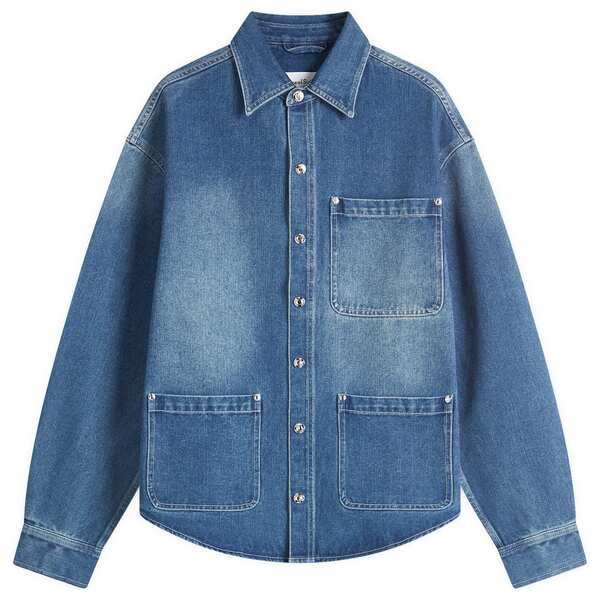 ハウスオブサニー レディース トップス シャツ デニム House Of Sunny Take a Trip Denim Shirt Blue Wash ブルー