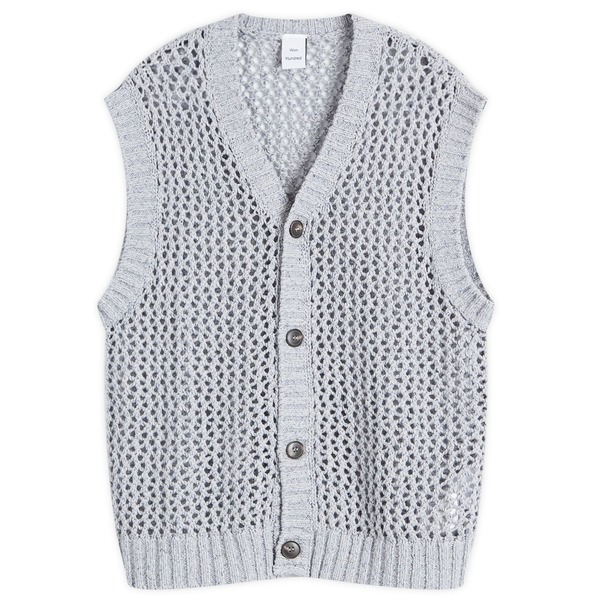 ウォンハンドレッド メンズ アウター ニット・セーター ベスト Won Hundred Lionel Knitted Vest Grey グレー