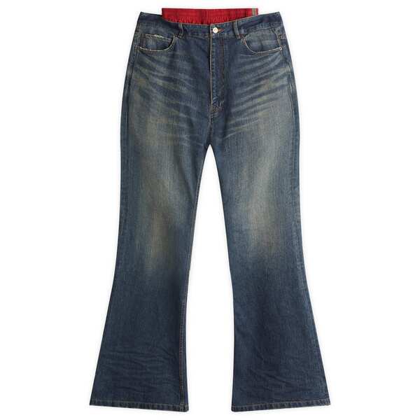 ●送料込●BALENCIAGA●FIFTY-FIFTY デニムパンツ Balenciaga Fifty-Fifty ジーンズ | ブルー | FARFETCH JP