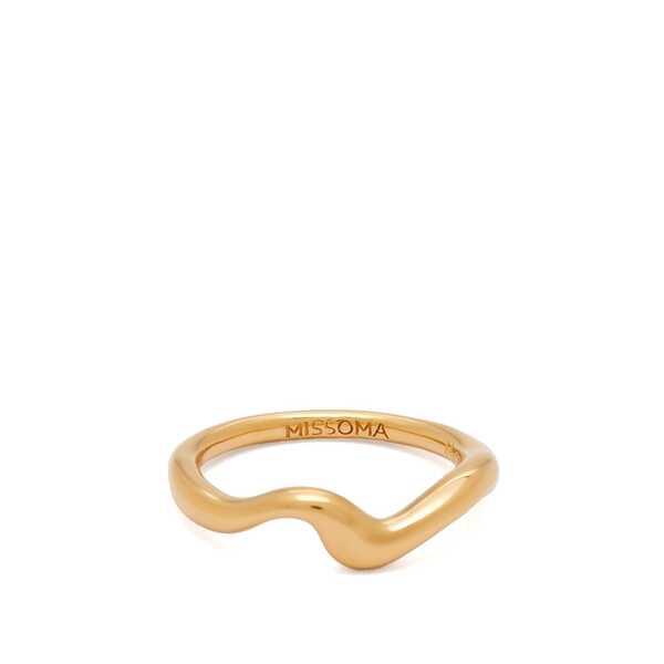 ミッソーマ レディース アクセサリー 指輪 Missoma Molten Wave Stacking Ringold ゴールド｜ReVida 店 15,466円
