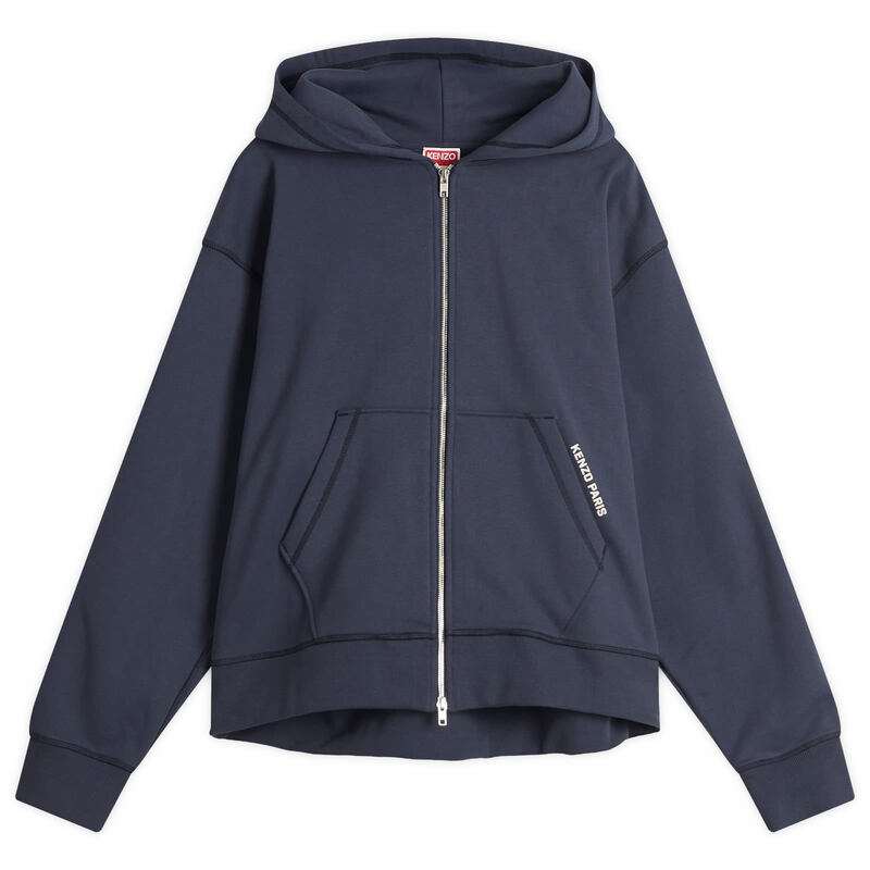 ケンゾー メンズ アウター パーカー・スウェット Kenzo Gots Junglelephant Full Zip Hoodie Midnight Blue ブルー