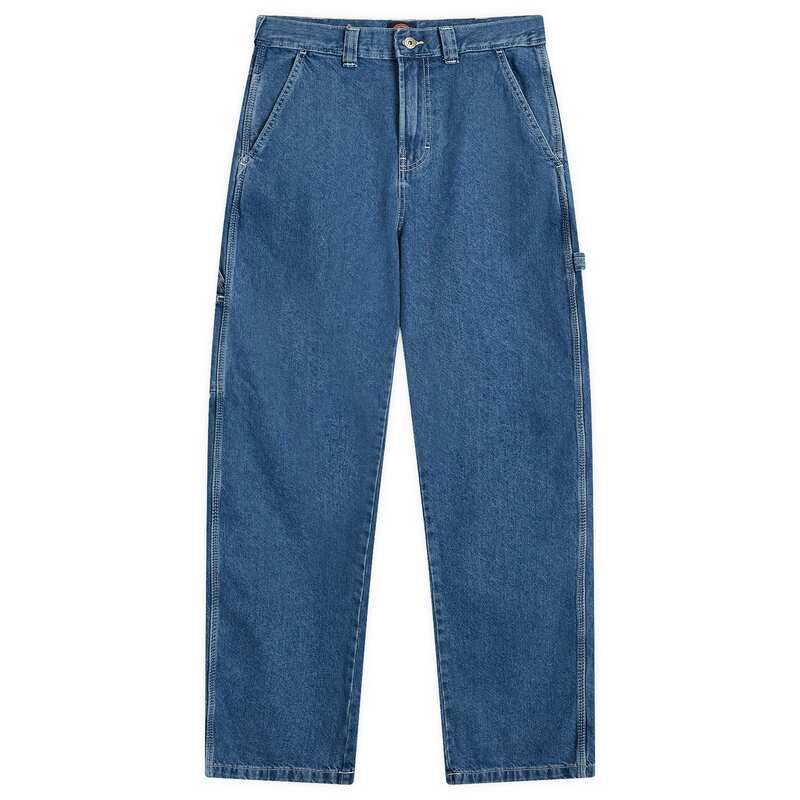 ディッキーズ メンズ ボトムス カジュアルパンツ Dickiestevensville Loose Fit Carpenter Pants Classic Blue ブルー